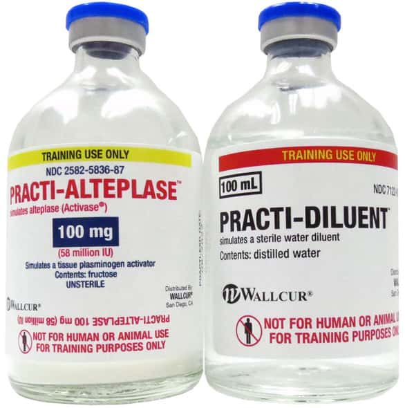 Practi-Alteplase (100 mg Powder and 100 mL Diluent) 2 Vial Set - 10 Count Practi-Alteplase (100 mg Powder and 100 mL Diluent) 2 Vial Set - 10 Count