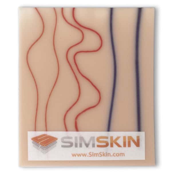 SimSkin Injectable Skin Pad - Sclerotherapy Pad - Top View of Pad