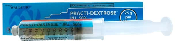 Practi-Dextrose 50% I.V. (25 g/50 mL) Pre-Filled 50 mL Syringe - 1 Count