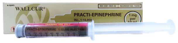 Practi-Epinephrine 1:10000 I.V. (1 mg/10 mL) Pre-Filled 10 mL Syringe - 1 Count