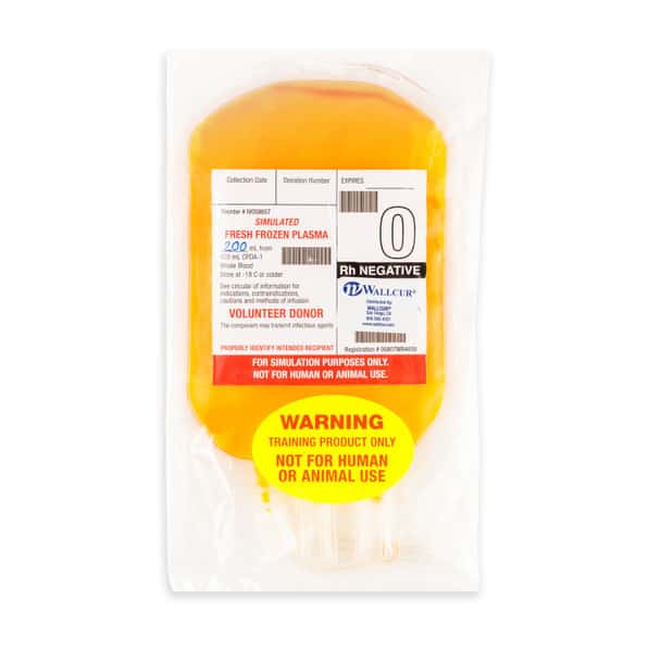 Practi-Fresh Frozen Plasma (200 mL O-Negative Plasma) 450 mL Bag - 1 Count