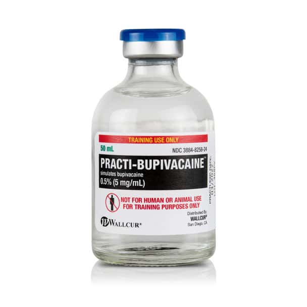 Practi-Bupivacaine 05%  (250 mg/50 mL) 50 mL Vial - 20 Count