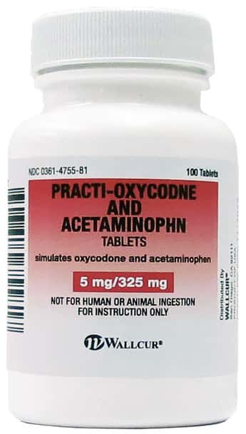 Practi-Oxycodone & Acetaminophen Oral Meds 100 Tablets (5 mg/325 mg) - 1 Count