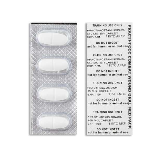 Practi-TCCC Oral Meds, Simulated Medication - 10 Count