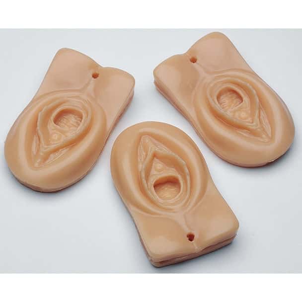 Life/form Episiotomy Laceration Pad Replacements, 3-Pack - Light