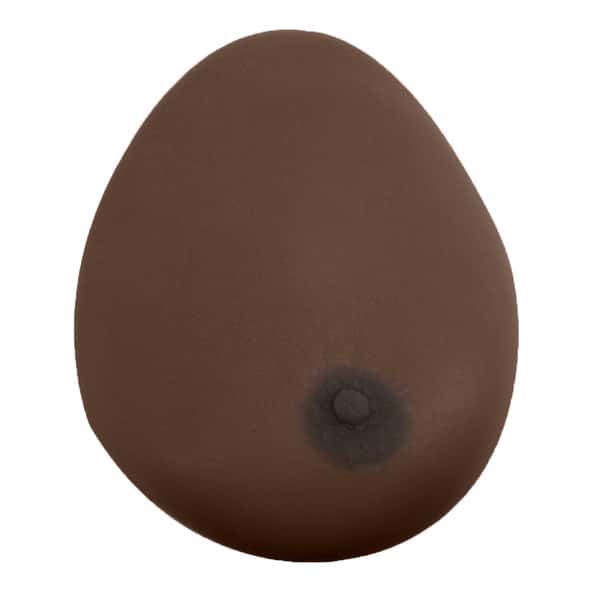 Single Breast Model with Benign Tumor, Dark Skin