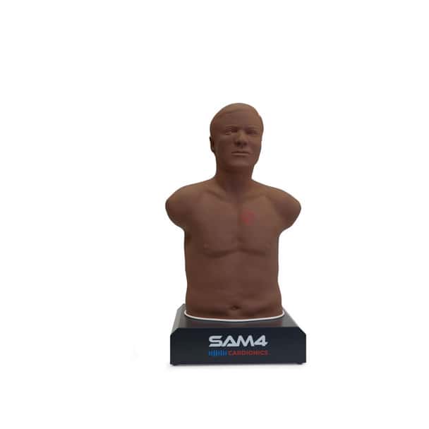 SAM4 Plus Adult Auscultation Manikin, Dark Skin