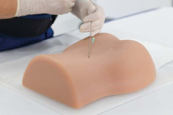 Image Guided Lumbar Spinal Injection Trainer