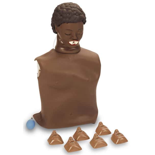 Life/form Basic CPARLENE Torso with HeartiSense - Dark