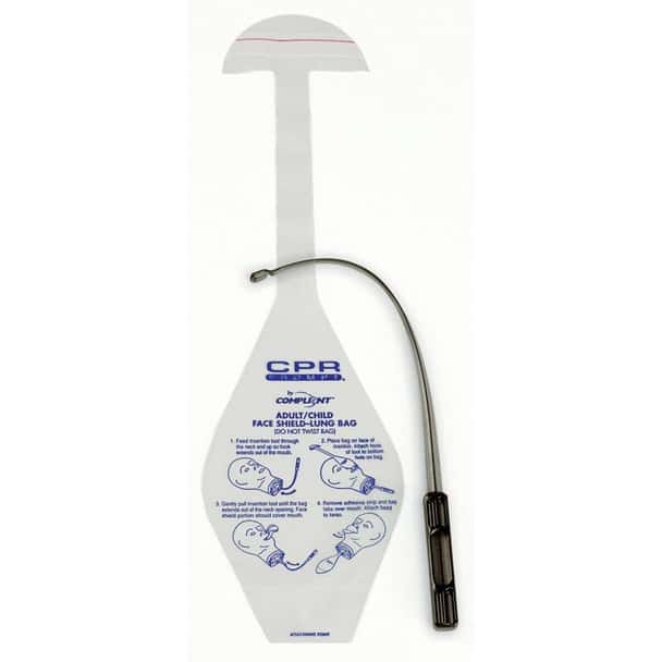 Face Shield/Lung Bags - Adult/Child, Pkg of 100