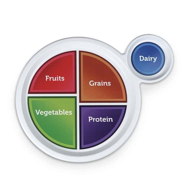 MyPlate Plastic Plates