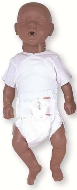 Kim Newborn African-American CPR Manikin With Carry Bag