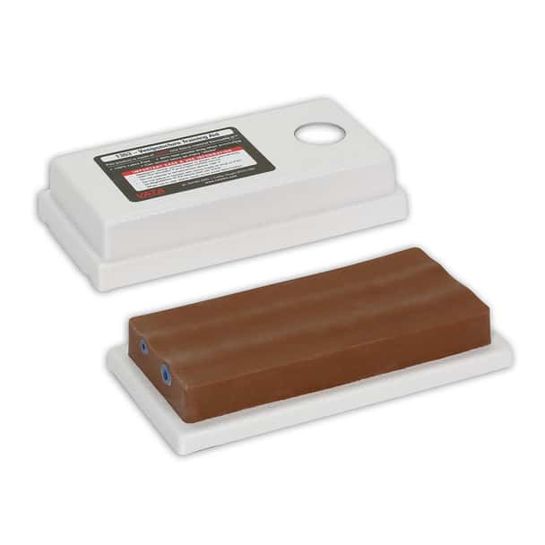 Two-Vein Venipuncture Training Aid - Latex Free Dermalike, Darkly Pigmented