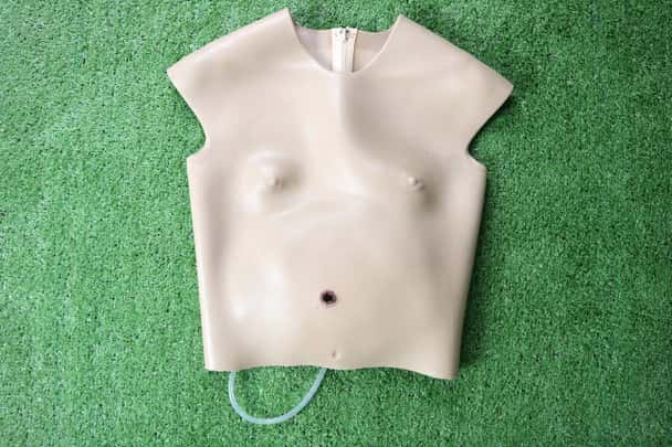 Anatomy Lab Moulage - Abdomen Gunshot