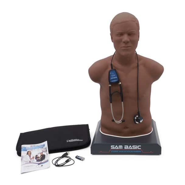 SAM Basic the Student Auscultation Manikin - Dark