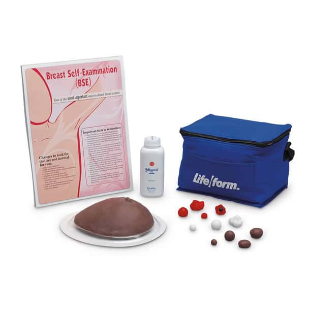 Life/form Single Breast Examination Trainer with TearPad - Dark Trainer