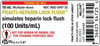 Practi-Heparin Peel-N-Stick Vial Labels - 100 Count