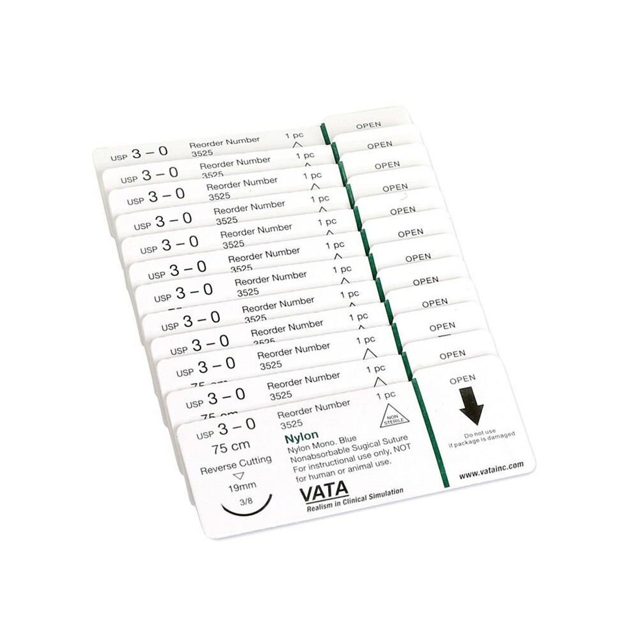 Replacement Sutures for Suture Skills Trainer - 12 Pack
