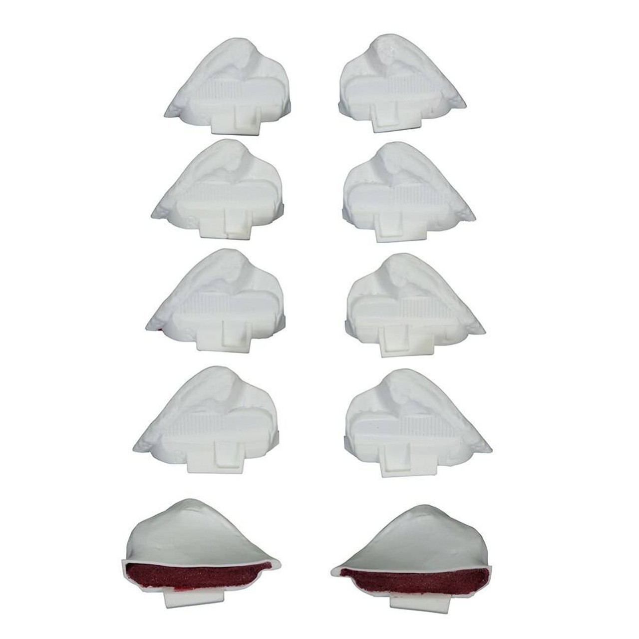Puncture Site Skin Insert and 5 sets of Illiac Crest Insert Replacements for Bone Marrow Biopsy Skills Trainer