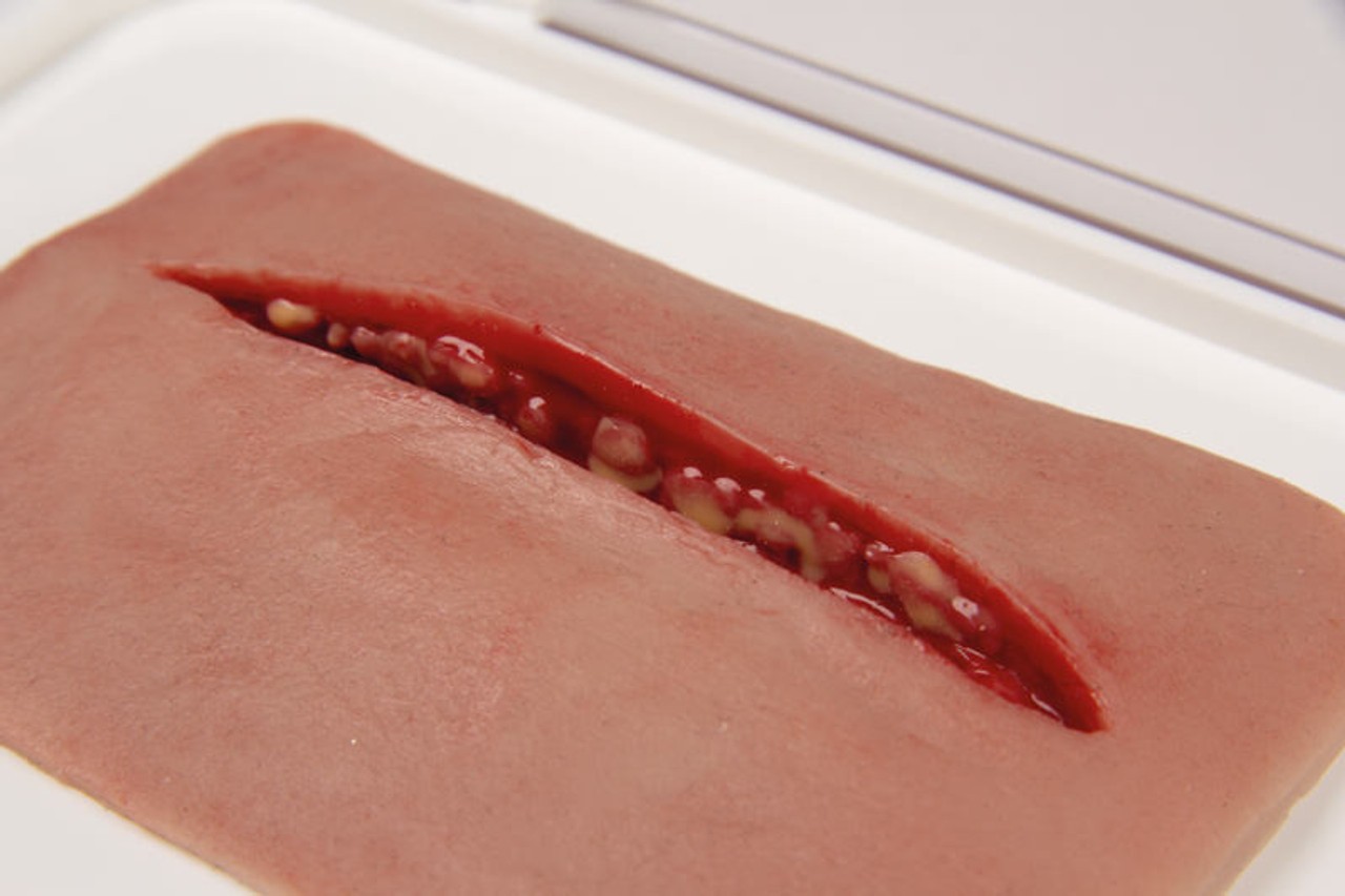 Skin Moulage, Cut Wound