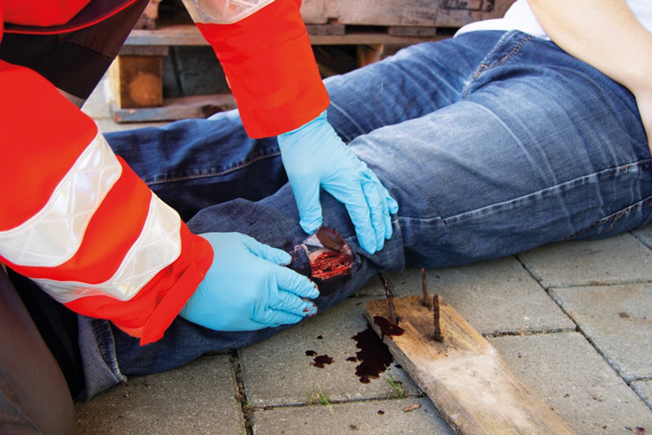 Skin Moulage, Cut Wound