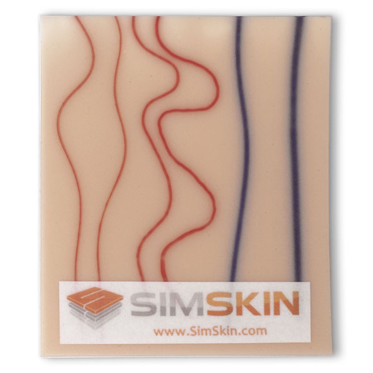 SimSkin Injectable Skin Pad - Sclerotherapy Pad - Top View of Pad
