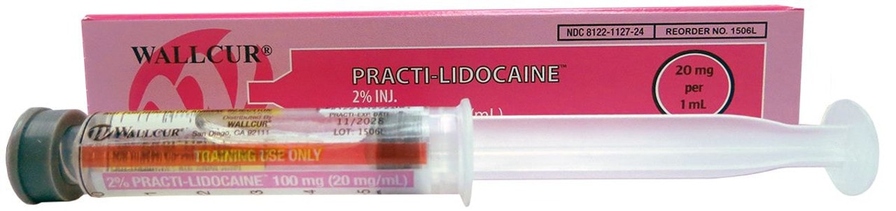 Practi-Lidocaine 2% I.V. (100 mg/5 mL) Pre-Filled 5 mL Syringe - 1 Count