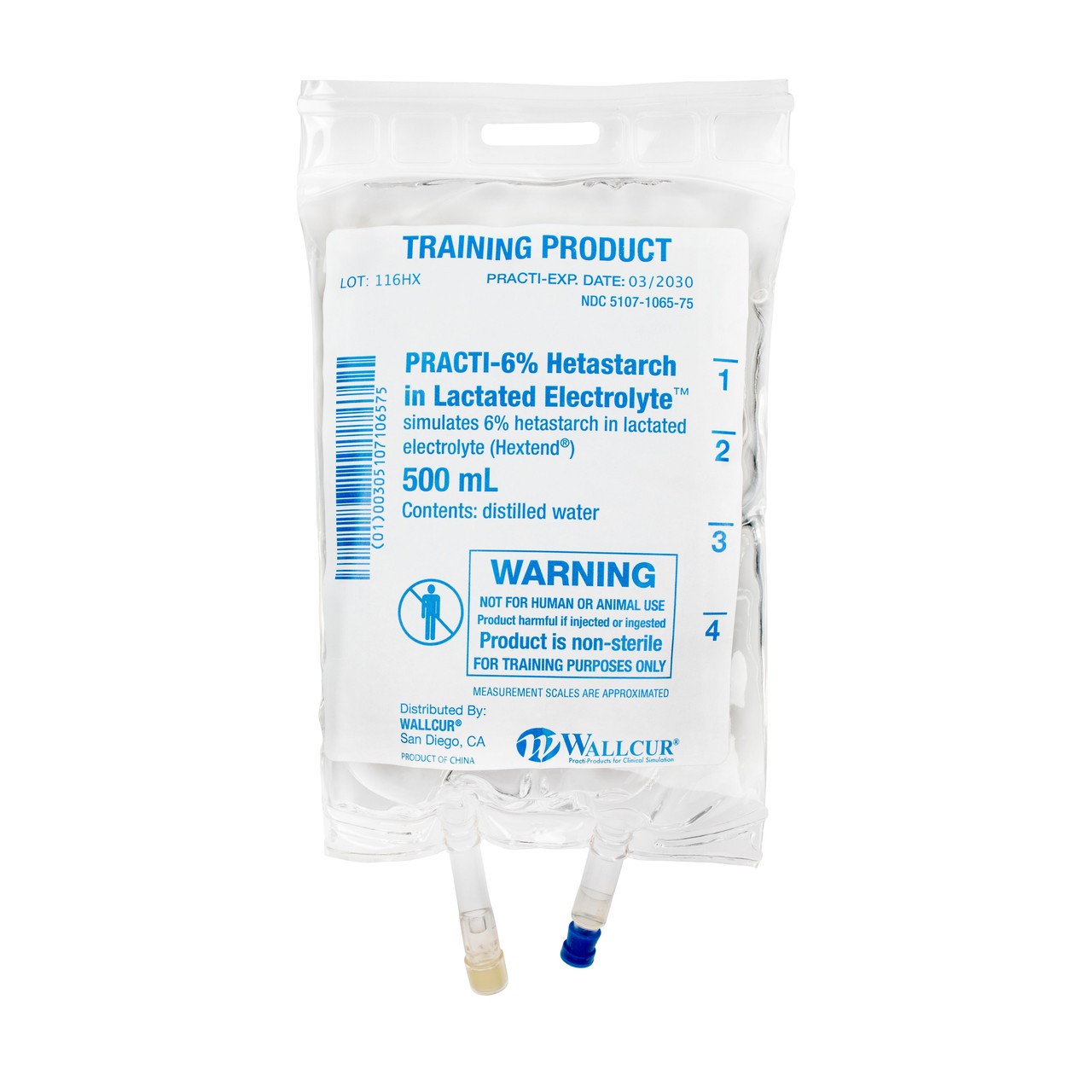 Practi-6% Hetastarch in Lactated Electrolyte 500 mL I.V. Bag - 1 Count