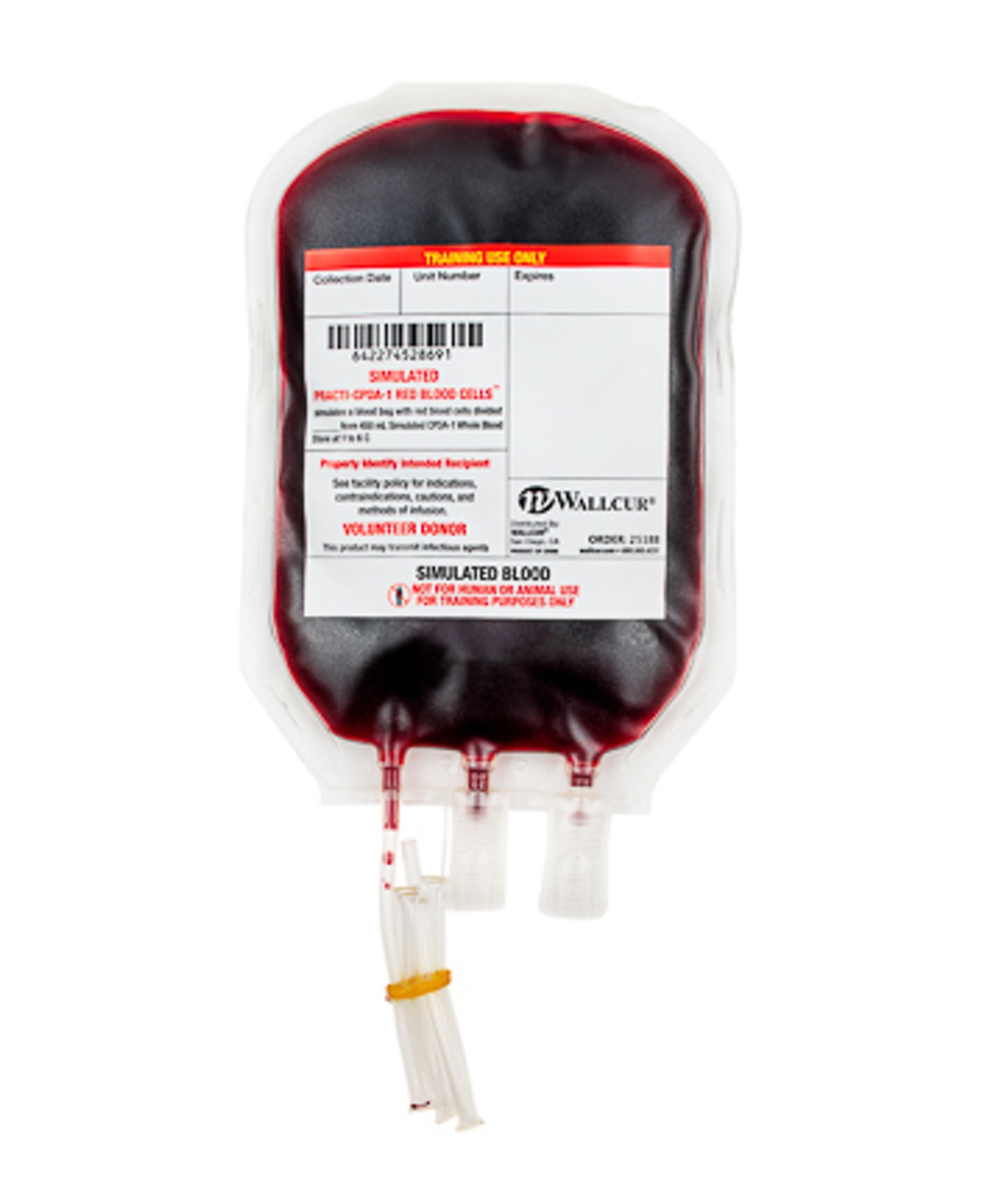 practi-blood bag simulation blood fake