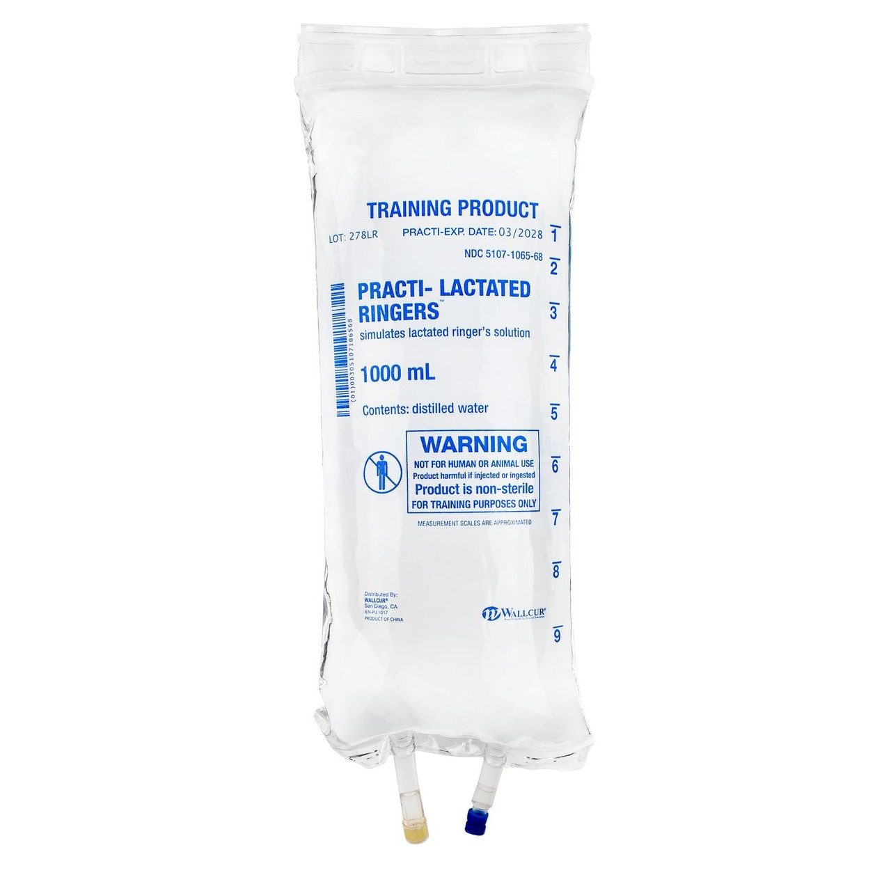 Practi-Lactated Ringers 1000 mL I.V. Bag - 1 Count