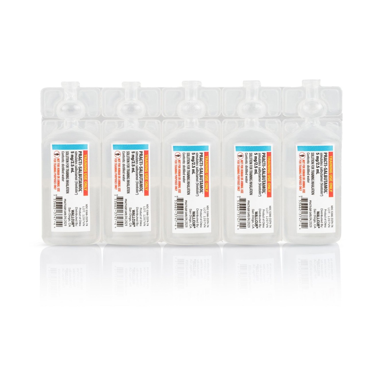 Practi-Salbutamol Nebules (5 mg/25 mL) - 30 Count
