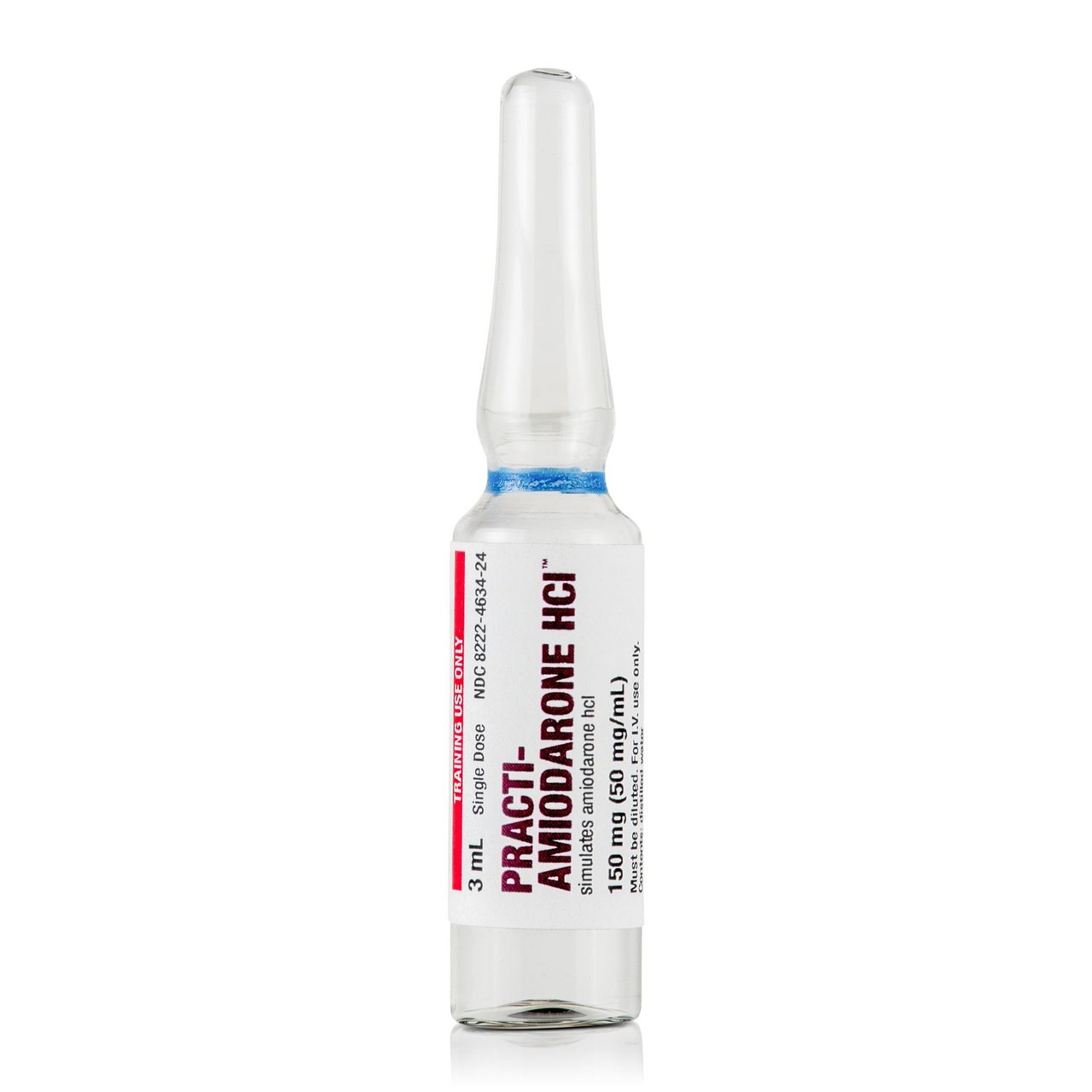 Practi-Amiodarone HCl (150 mg/3 mL) 3mL Amp - 100 Count
