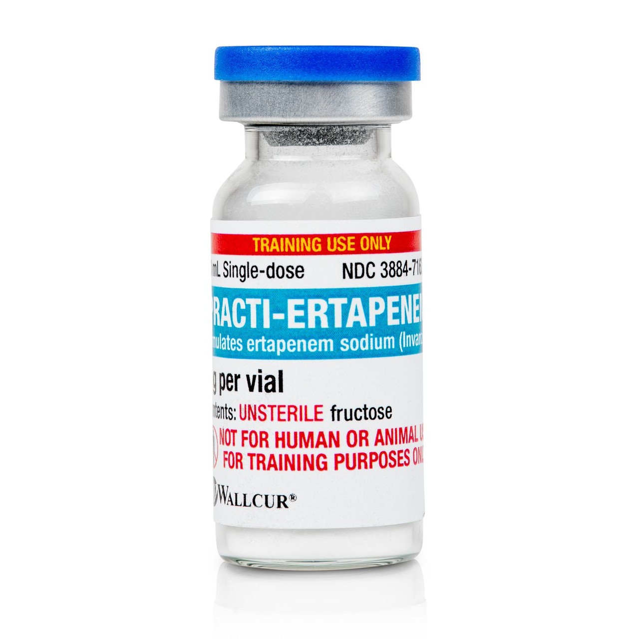 Practi-Ertapenem Sodium (1 g/10 mL) 10 mL White Powder Vial - 30 Count