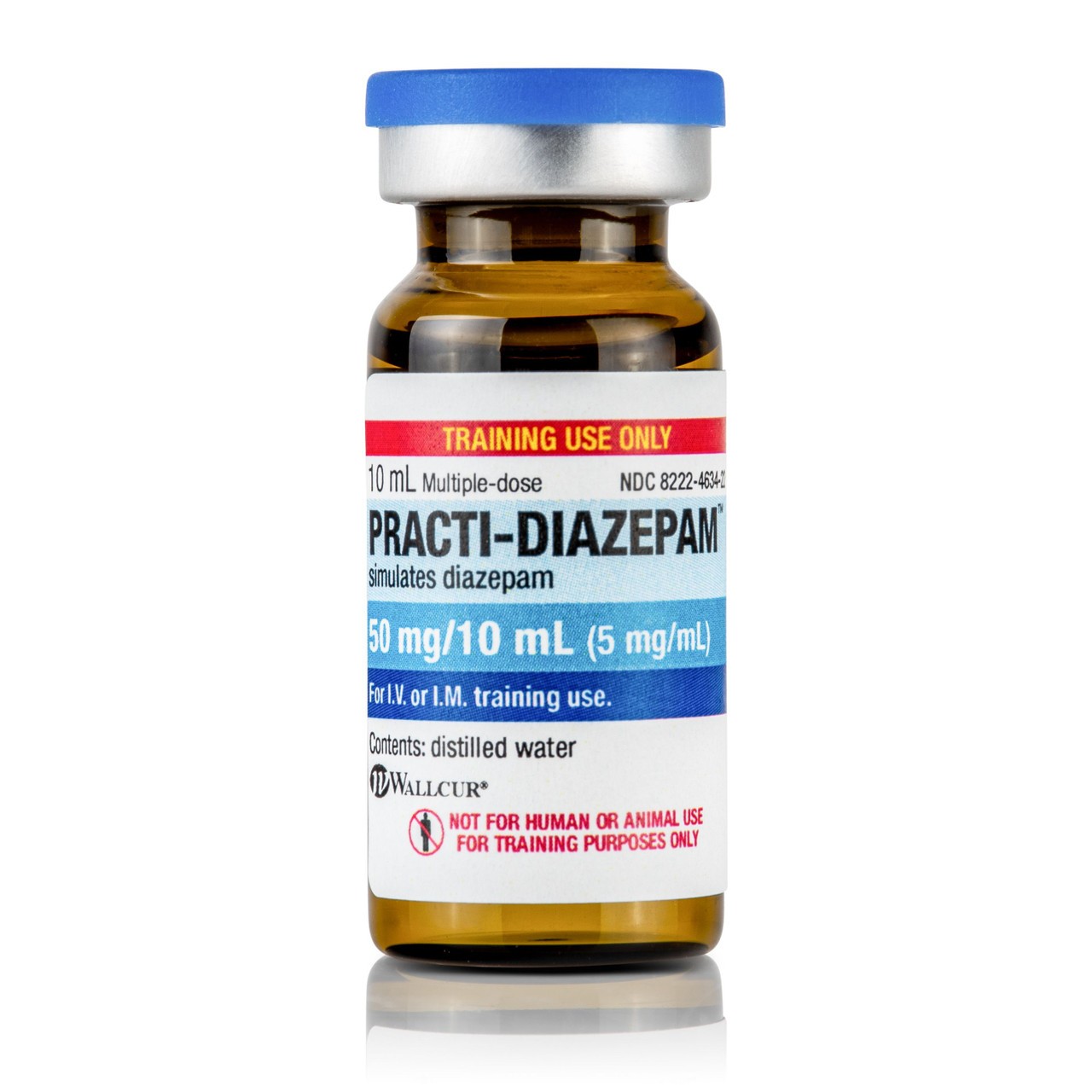 Practi-Diazepam  (5 mg/10 mL) 10 mL Tint Vial - 30 Count