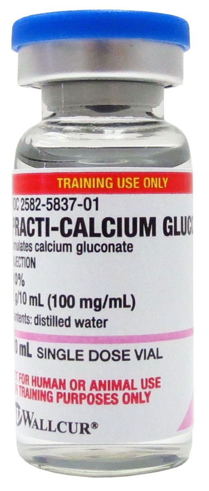 Practi-Calcium Gluconate 10%  (1000 mg/10 mL) 10 mL Vial - 30 Count