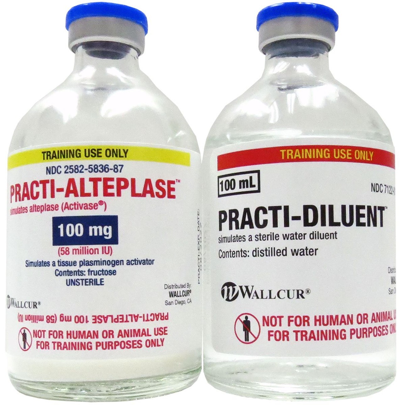Practi-Alteplase (100 mg Powder and 100 mL Diluent) 2 Vial Set - 10 Count