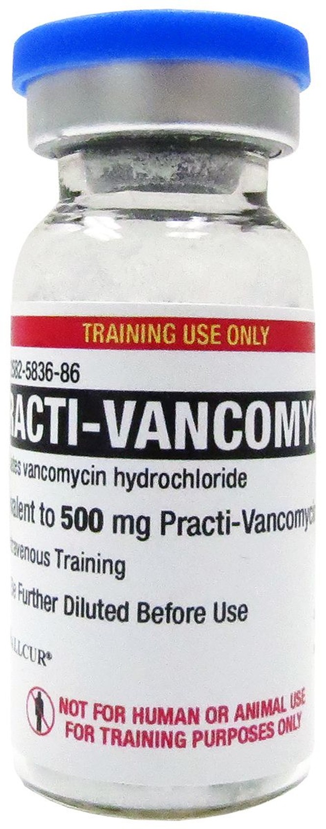 Practi-Vancomycin (500 mg/10 mL Powder) 10 mL Vial - 30 Count