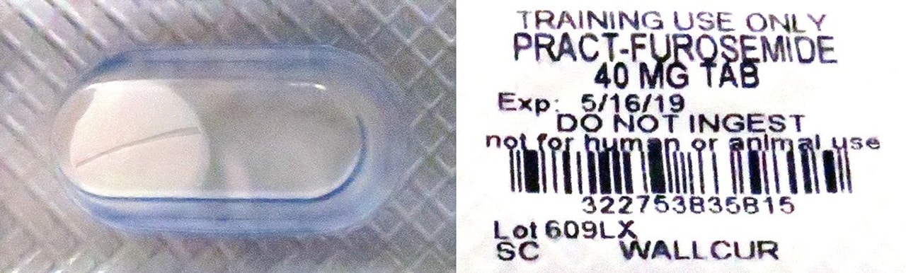 Practi-Furosemide Unit Dose Oral Meds (40 mg) - 48 Count