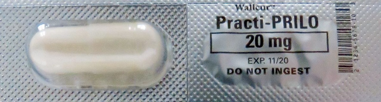 Practi-Omeprazole Unit Dose Oral Meds (20 mg) - 48 Count