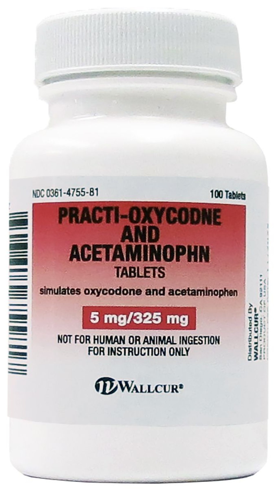 Practi-Oxycodone & Acetaminophen Oral Meds 100 Tablets (5 mg/325 mg) - 1 Count
