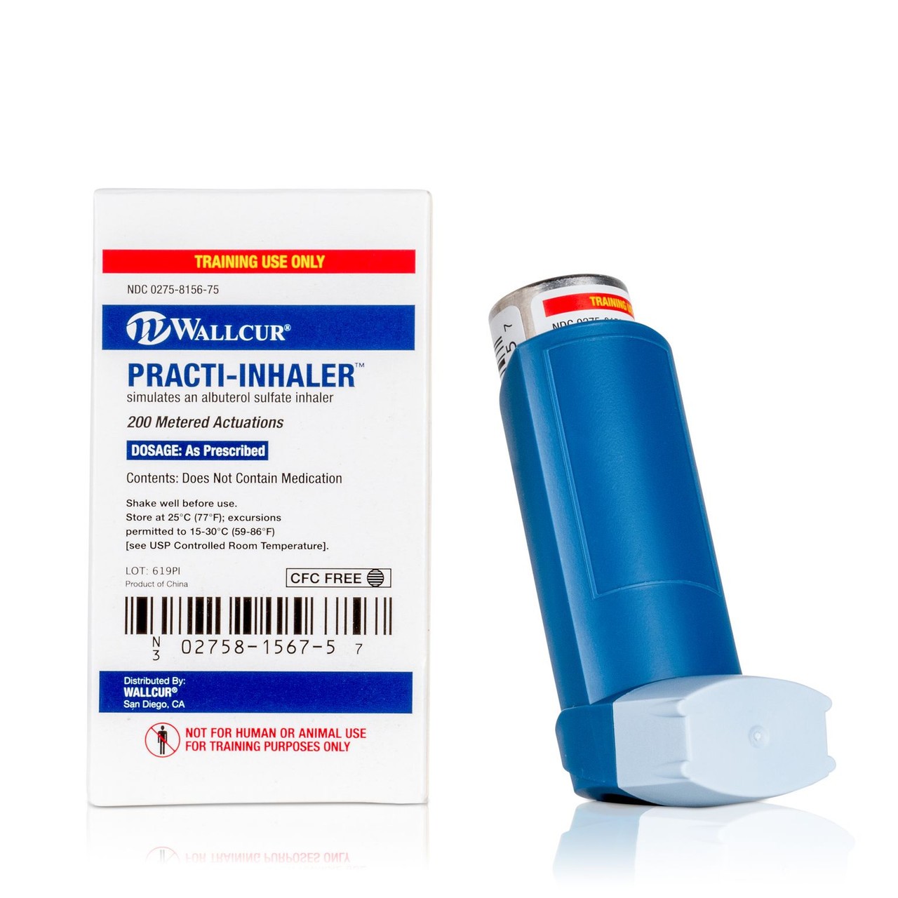 Practi-Inhaler 200 Metered Actuations CFC Free - 5 Count