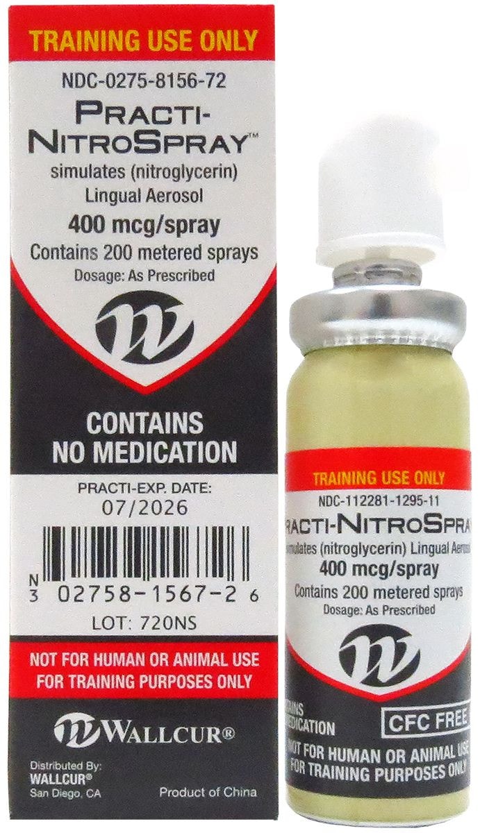 Anatomy Lab Practi-NitroSpray 200 Metered Sprays (400 mcg/spray