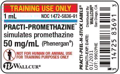 Anatomy Lab Practi-Promethazine (50 mg/mL) 1 mL Practi-Ampules
