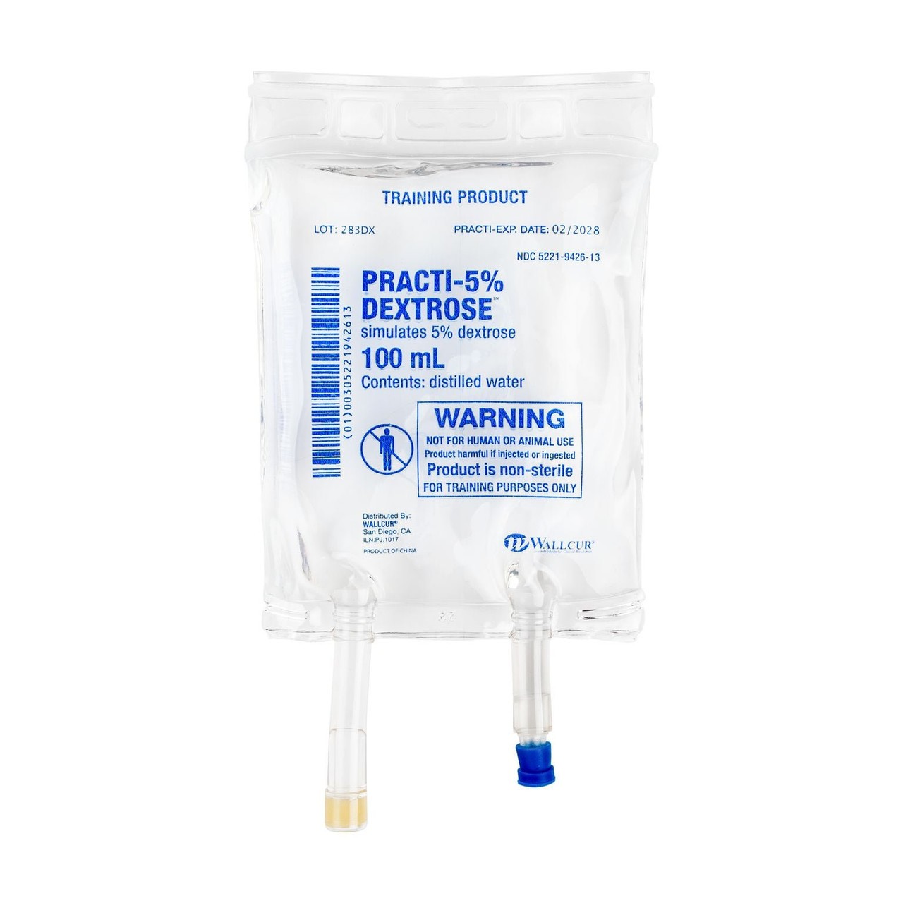 Practi-5% Dextrose, Simulated Medication