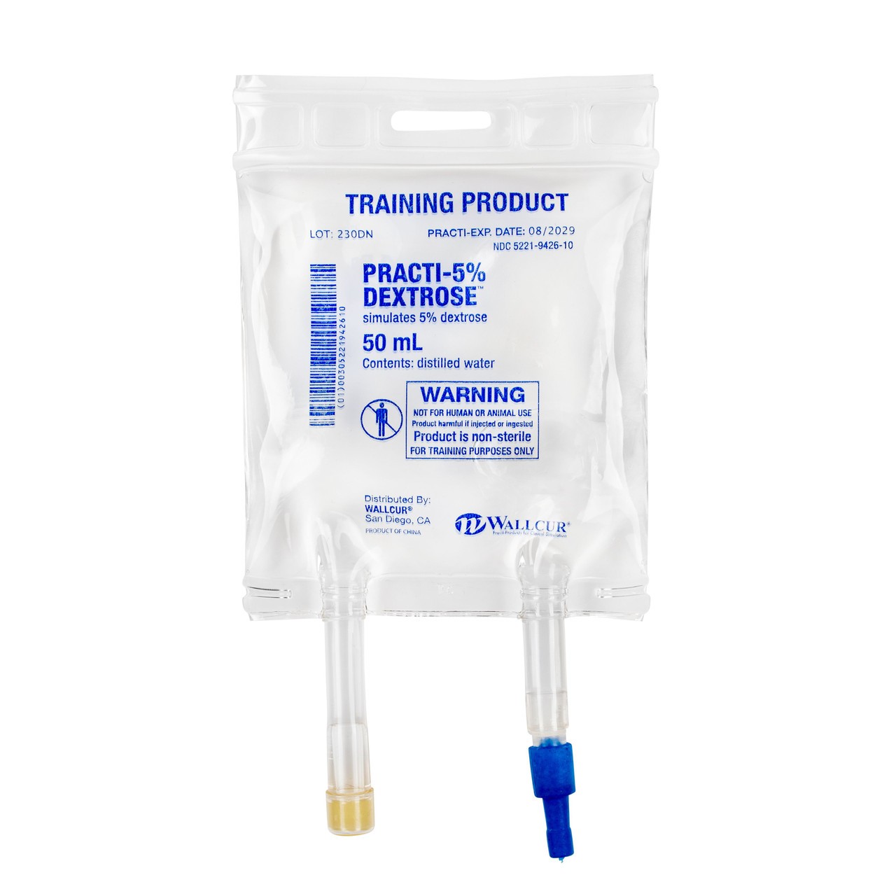 Practi-5% Dextrose, Simulated Medication