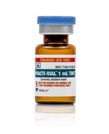 Practi-Vial, 1 mL, Tinted