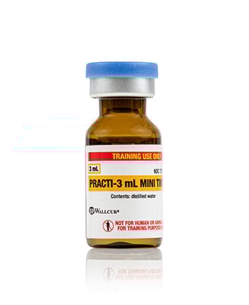 Practi-Vial, 3 mL, Tinted