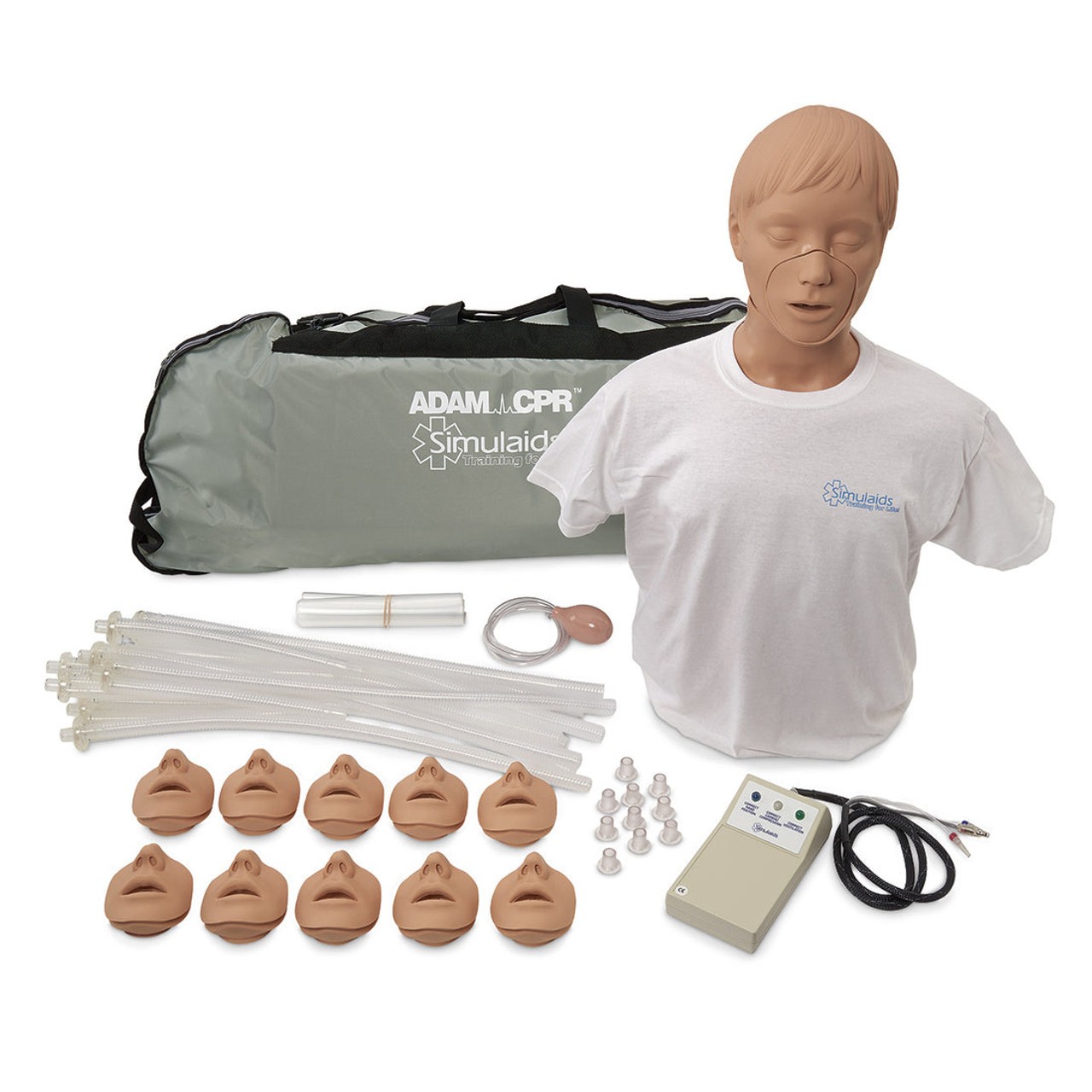 Adam CPR Training Manikin with Electronics and Carrying Bag
