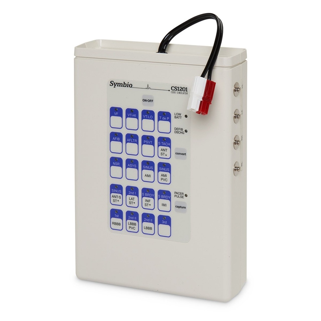 Physio 12-Lead Arrhythmia Simulator with Manikin Overlay