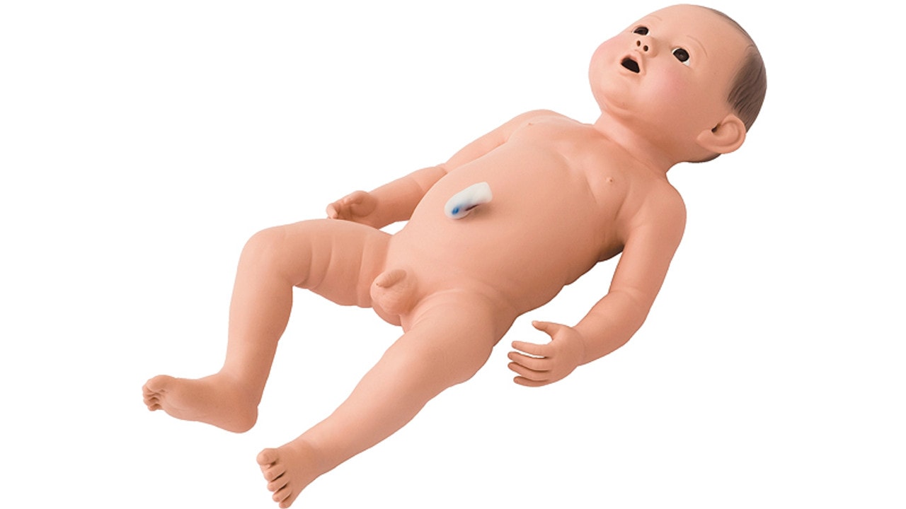 KOKEN Baby Boy with Latch On Mask